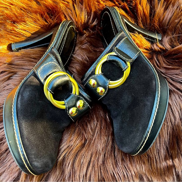 COACH “Claude” Suede Mules - Picture 1 of 13